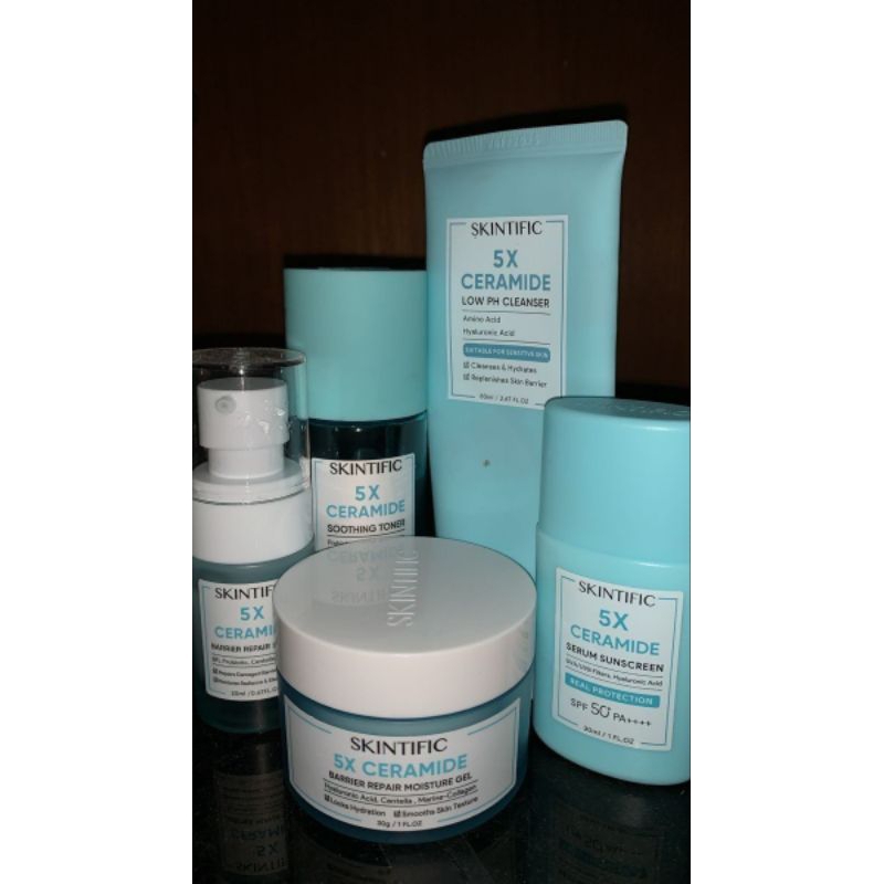 Skintific set glowing