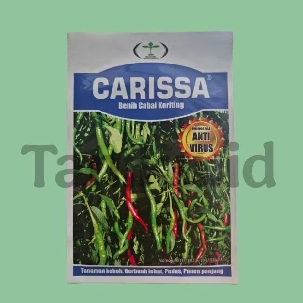 Benih cabe keriting lokal aceh anti virus CARISSA 10 gr