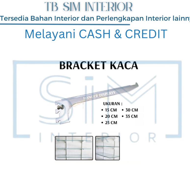 DAUN BRACKET KACA