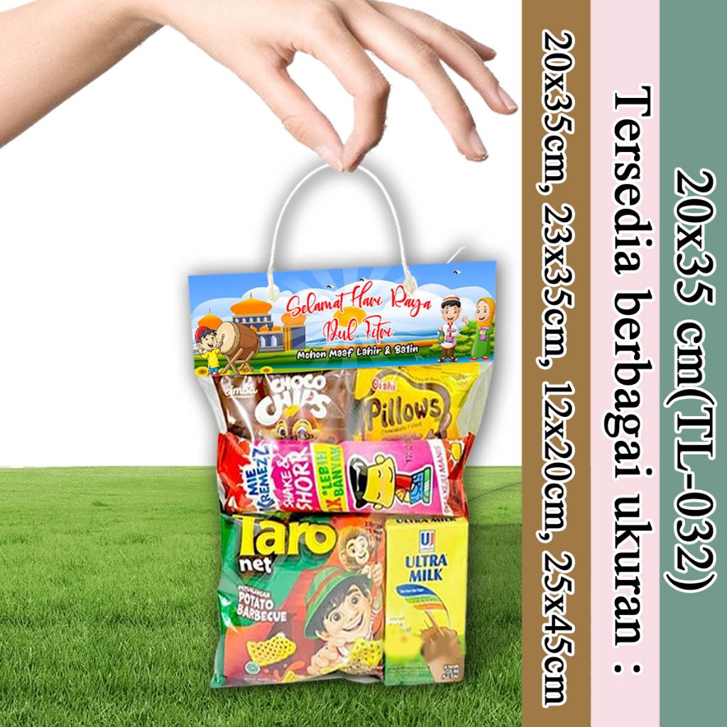 

COD TAS SNACK HARI RAYA MURAH 20x35cmTL032 HAMPERS SNACK LEBARAN IDUL FITRI TAS ULANG TAHUN GOODIEBAG GODIEBAG TAS PLASTIK TAS KADO / HADIAH PESTA SOUVENIR TERIMA KASIH