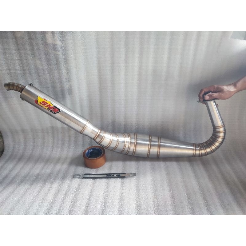 knalpot RX King kolong cobra SMR full stainles