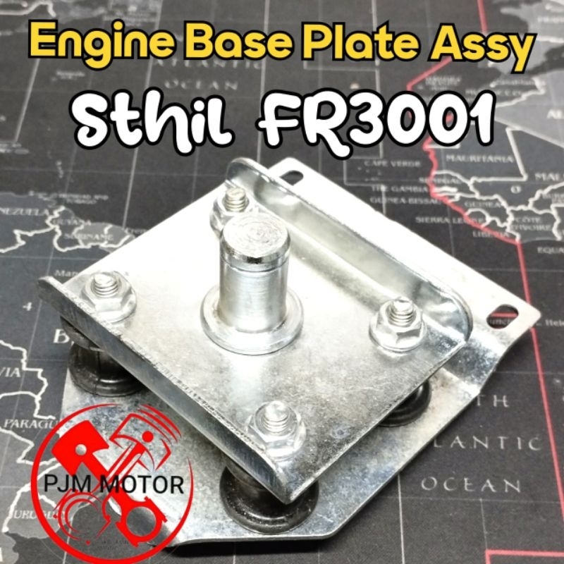 FR3001 engine base lower plat bawah plate mesin potong rumput sthil stihl FR3000