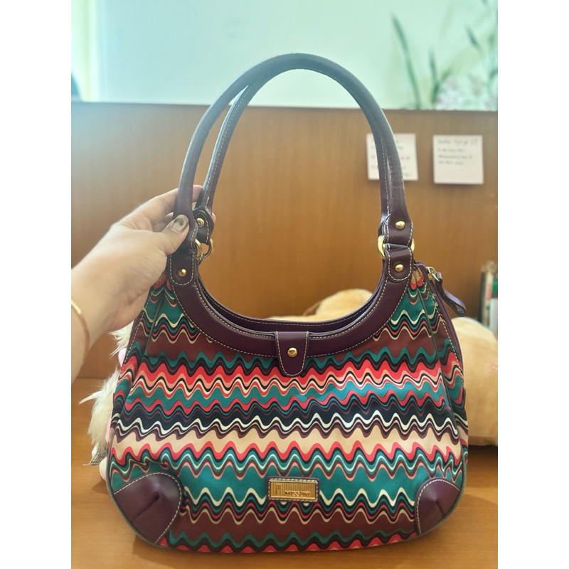 tas shoulder pundak tribal cakep brand MISSONI