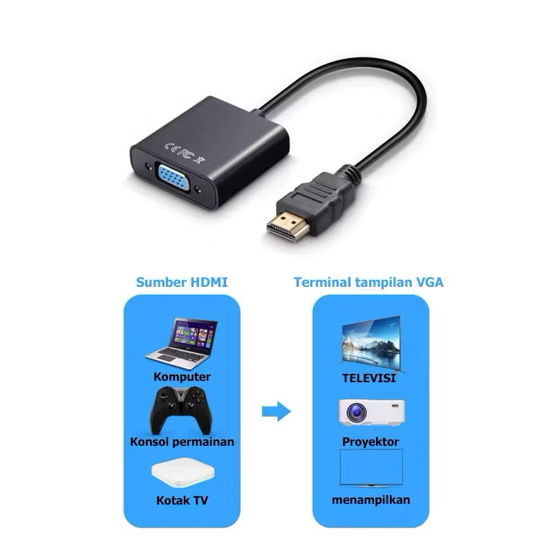 converter Hdmi To VGA / kabel HDMI to vga/hdmi to vga converter
