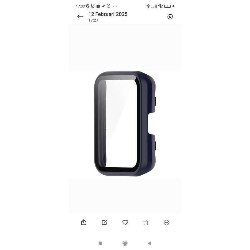 hard case pelindung layar smartwatch huawei fit 2