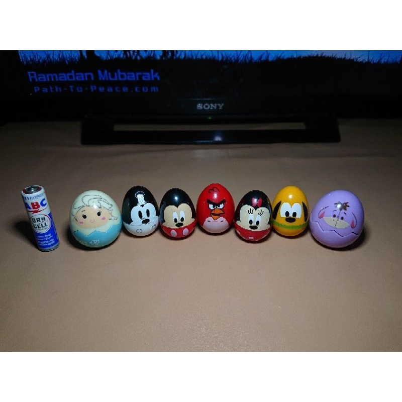 Egg Toys mix Disney coll + egg angry Birds