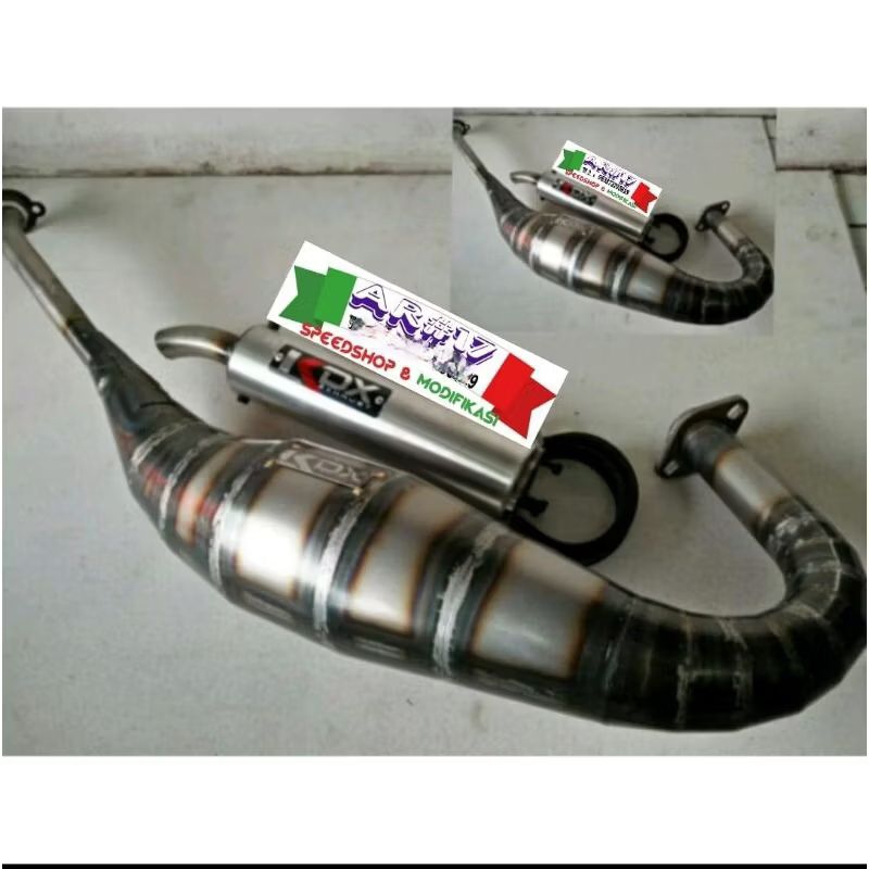 Knalpot KDX SE big Volume OMR standar porting Original Jogja Yogyakarta RR R