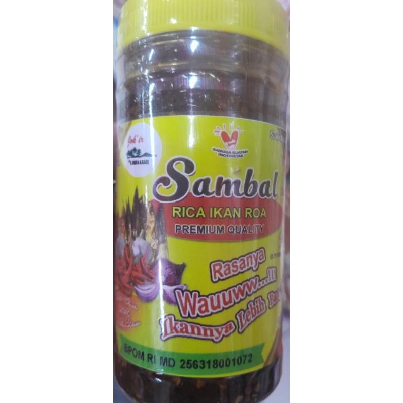 

Sambal Ikan Roa Khas Manado / Sambal Roa 255g