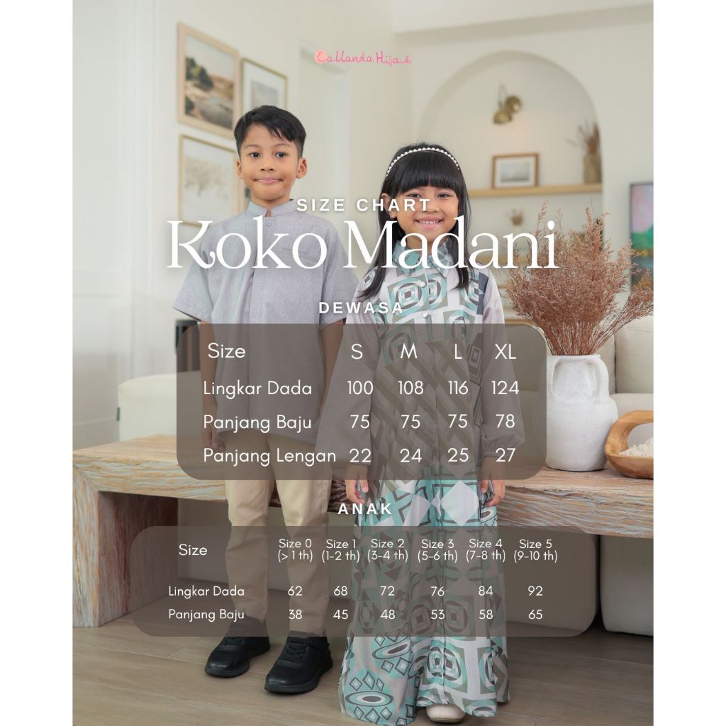 RB Callanda - Family Set Madani Series Dress Taupe