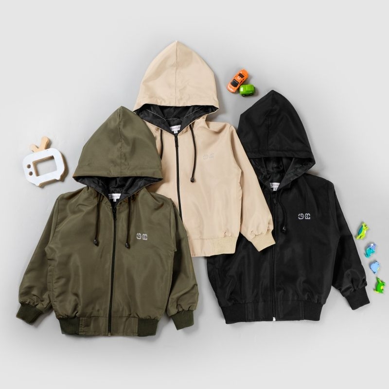 jaket echo kids, jaket parasut hoodie anak, jaket parasut hoodie bayi