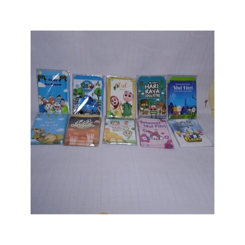 

DPT 4 PAK(40 PCS) AMPLOP LEBARAN UKURAN MINI