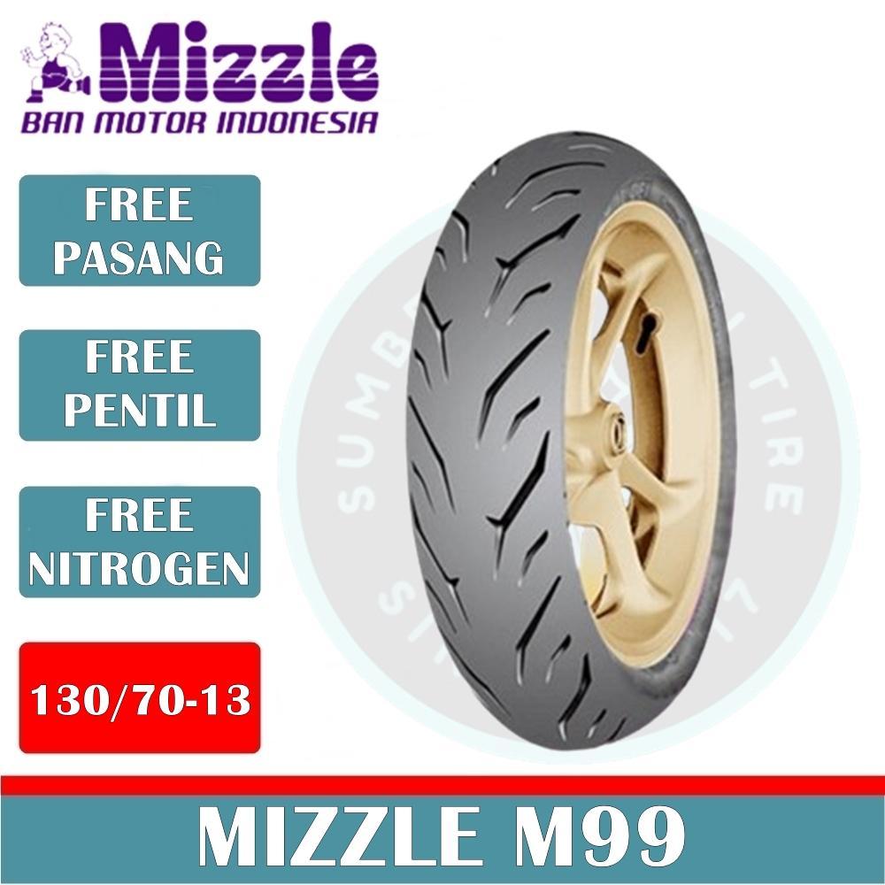 Ban Motor MIZZLE M99 130/70-13 Tubeless Ban Belakang Motor NMAX