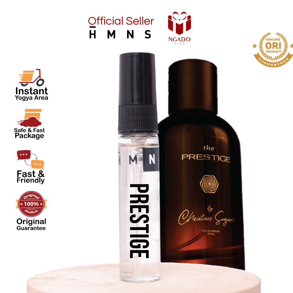 Decant HMNS Perfume The Prestige x Christian Sugiono 2ml 5ml 10 ml Share in Jar Parfume Travel Size
