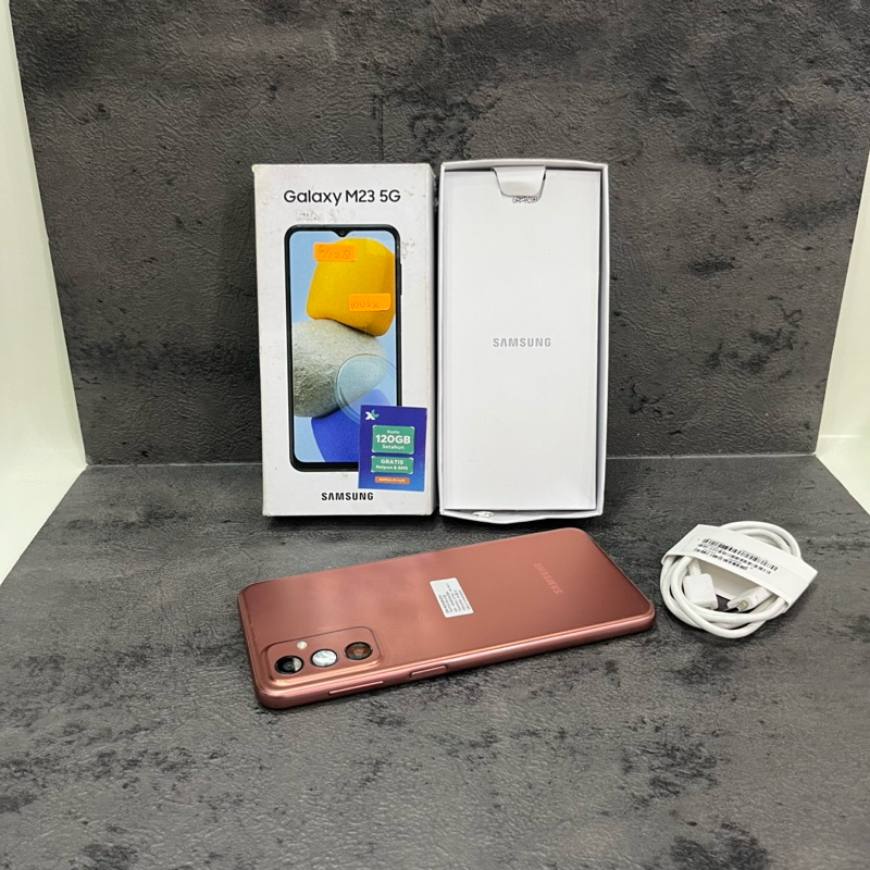 Samsung Galaxy M23 5G 6/128 Fullset Second Garansi Resmi
