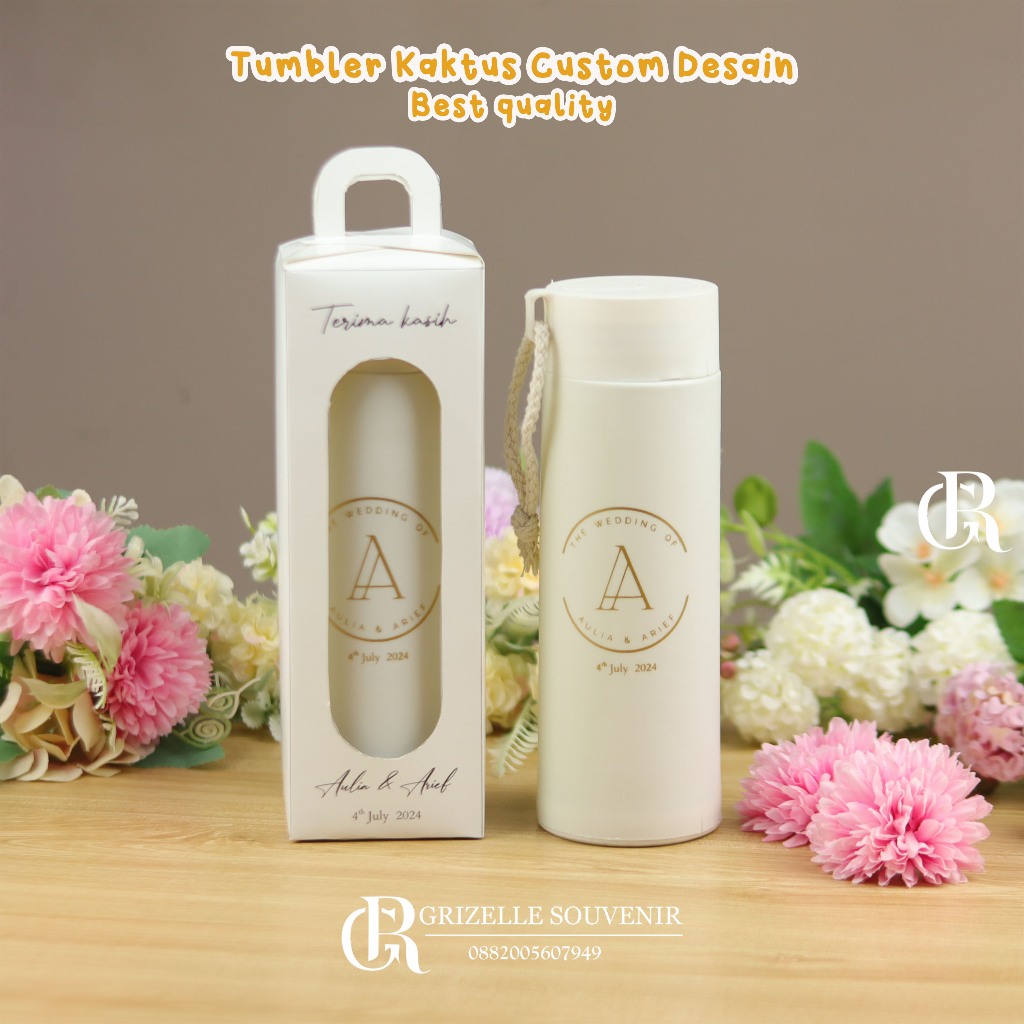 Souvenir Custom Tumblr + Handuk Kemas Tile