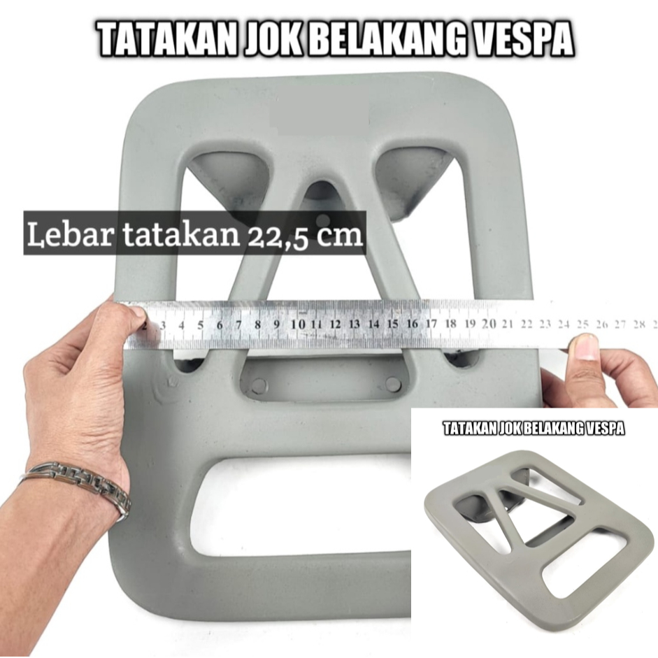 Dudukan Tatakan Plat Jok Belakang Vespa Vbb Tatakan jok belakang vespa vbb lokal