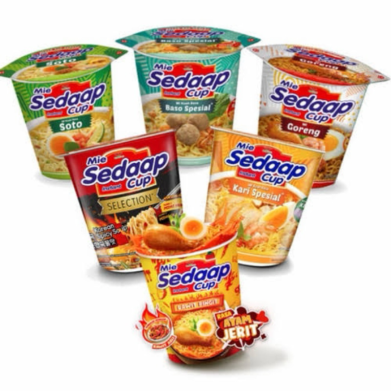 

sedaap cup variant goreng