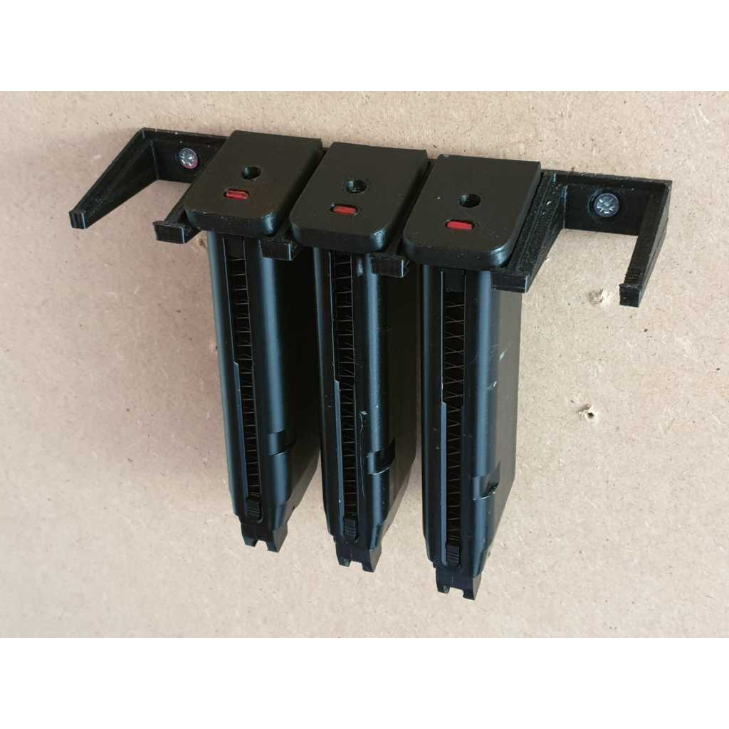 Airsoft Glock Magaziine Wall Holder / Gantungan Tembok Magazine