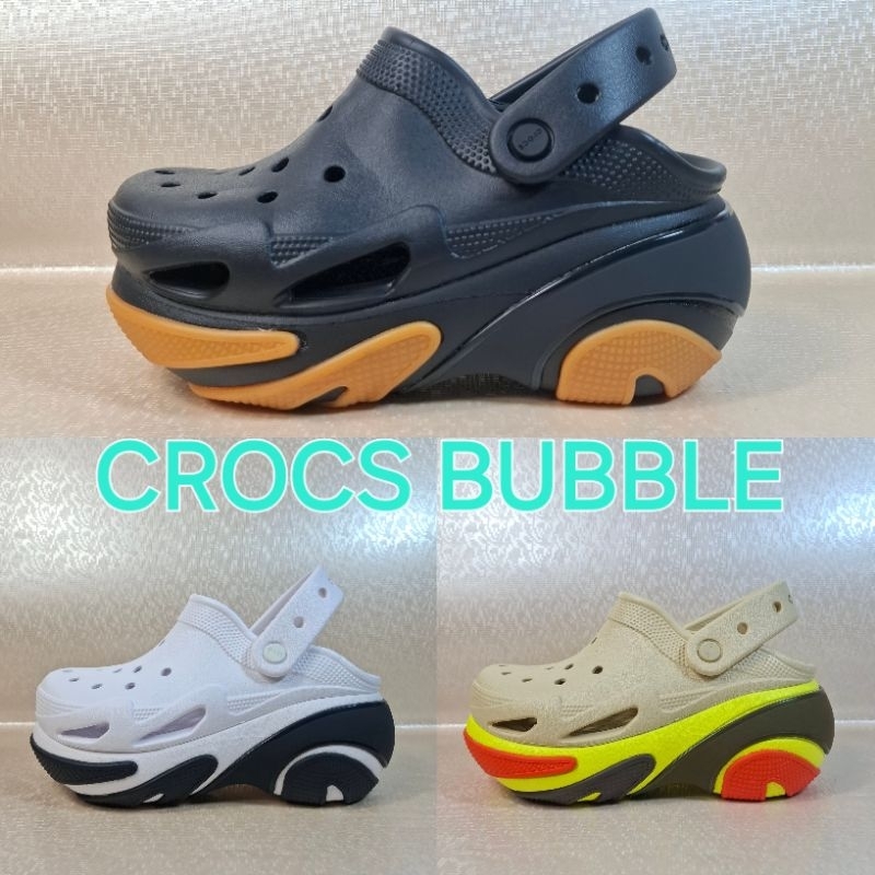 Crocs Crush Bubble Clog / Sepatu Sandal Crocs Bubble Unisex