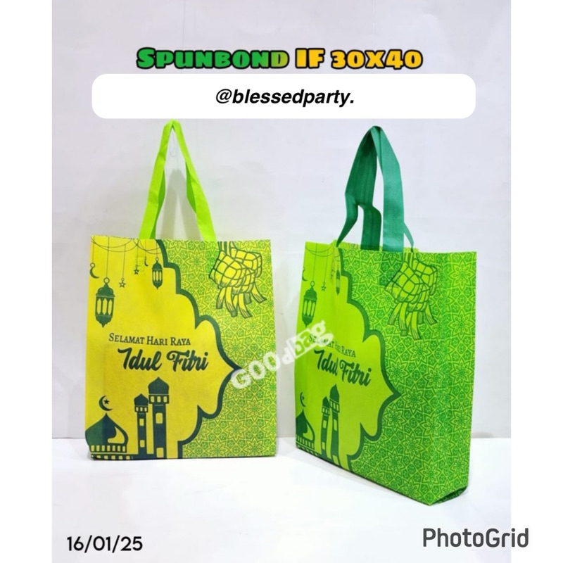 

12pcs Paperbag Hampers Idul Fitri Lebaran Goodiebag Kantong Hari Raya