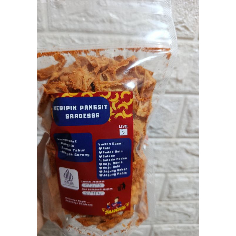 

Keripik Pangsit Saadesss - Kemasan Pouch 100gr - #cemilankekinian #snackpedas