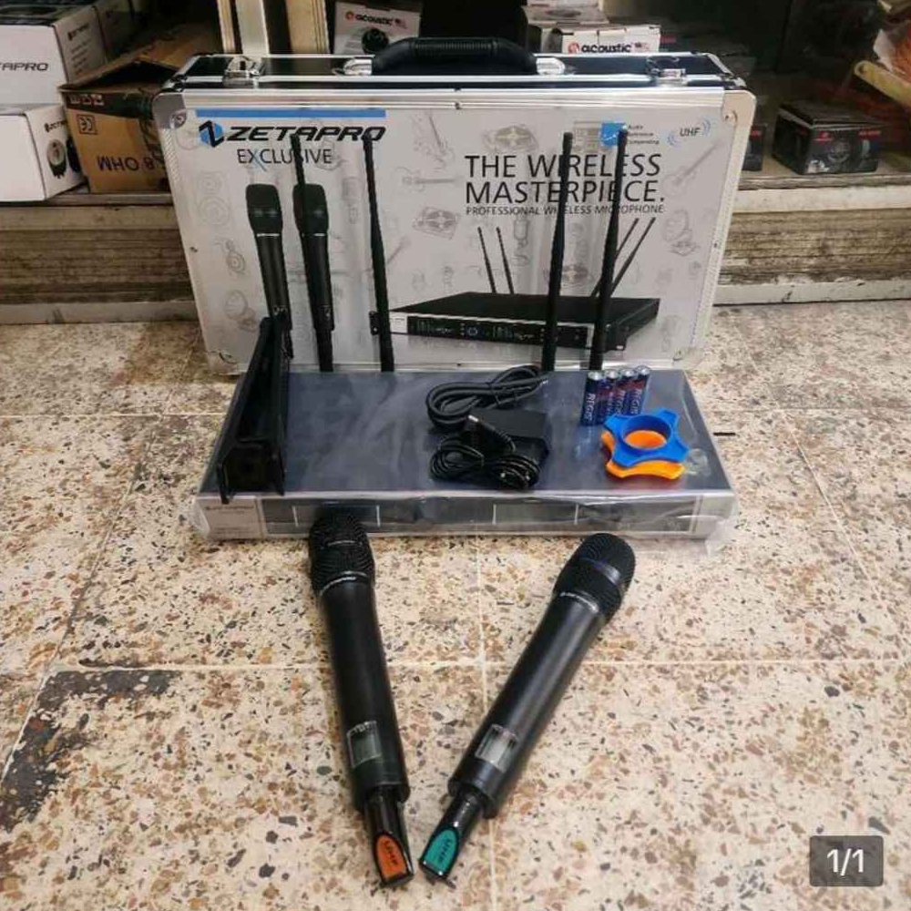 Microphone Mic Wireless Zetapro Exclusive