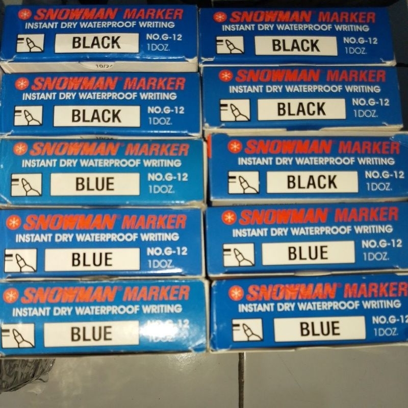 

Spidol snowman Permanent G12