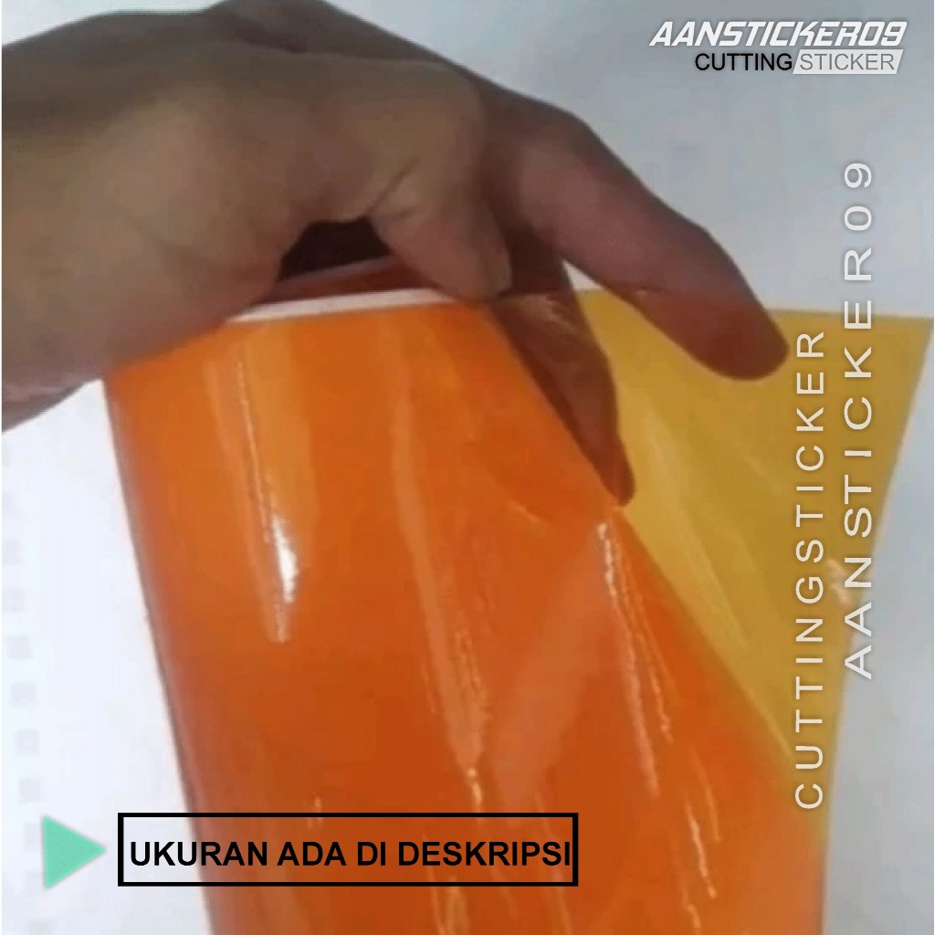 

stiker wraping scotlite transparan oren skotlet transparan orange termurah