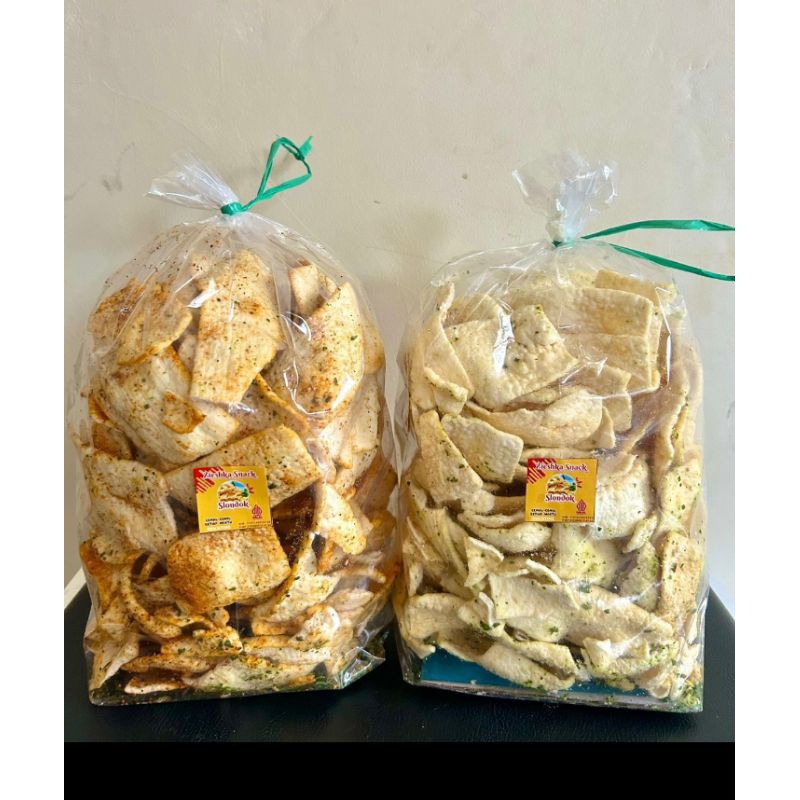 

Slondok | kerupuk slondok Ori | kerupuk singkong +-500 gram