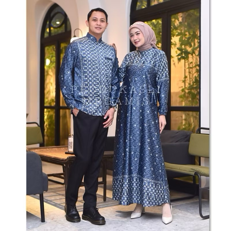 Baju Couple Pasangan Gamis Pesta Mewah Elegan Baju Couple Keluarga Baju Couple Pasangan Lebaran