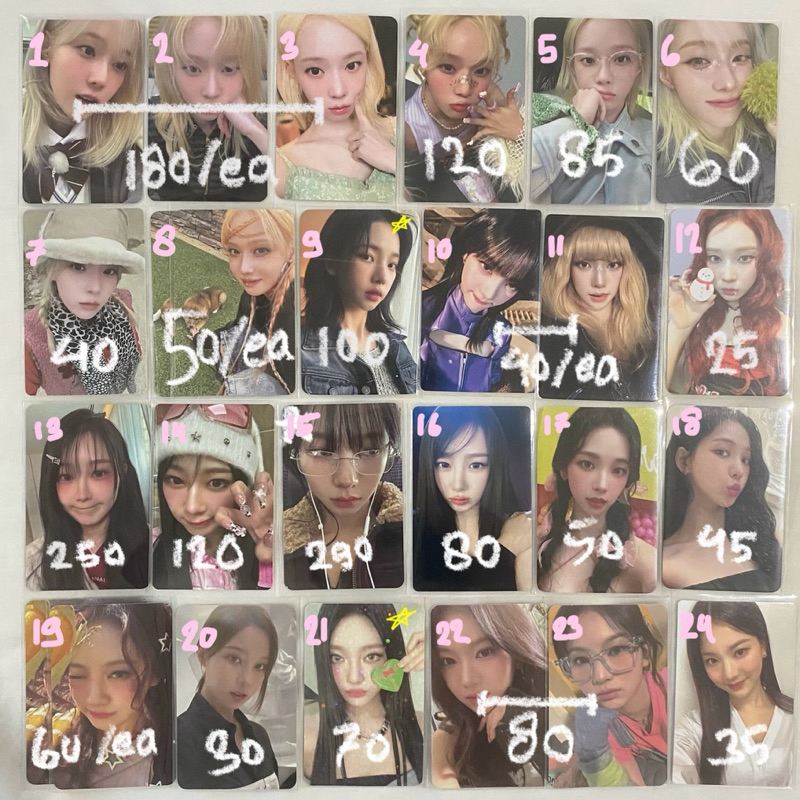 Photocard Aespa Stayc Armageddon Pob