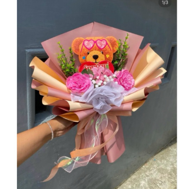 buket boneka coklat | buket coklat silverqueen | buket valentine | buket bunga coklat valentine meda