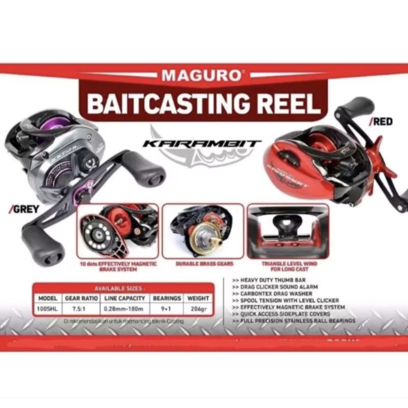 Reel Maguro BC Karambit 100SHL