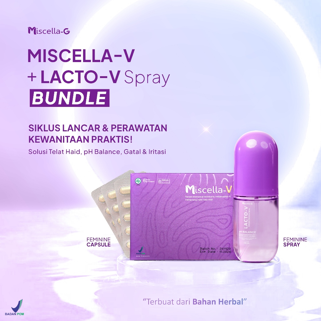 Miscella-G Bundle Paket  Miscella-V + Lacto -V