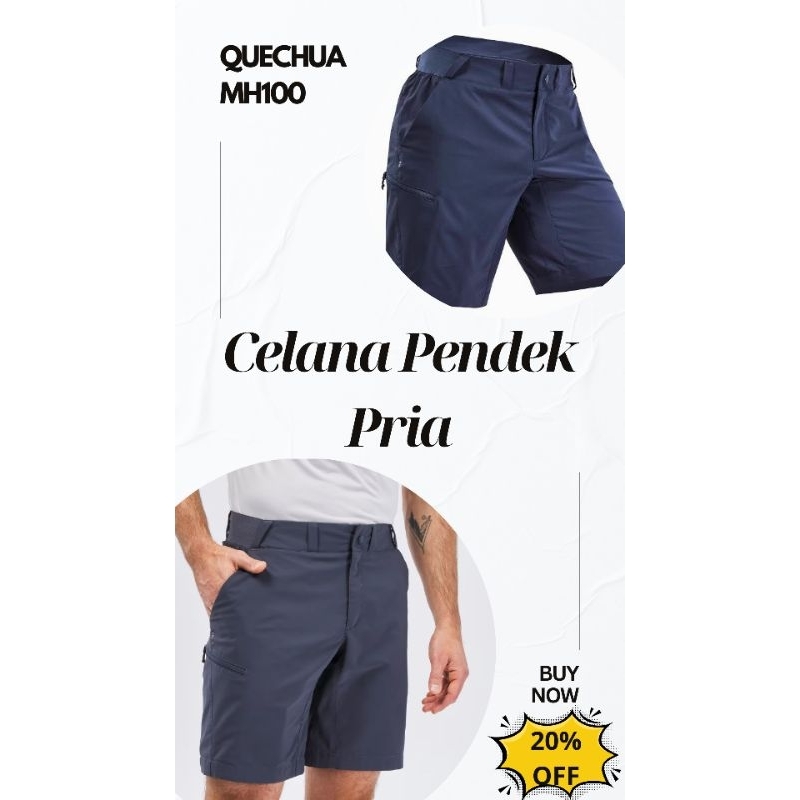 Celana pendek Pria QUECHUA MH100