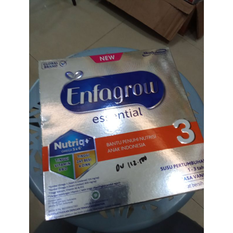 

Enfagrow essential susu pertumbuhan 1-3 tahun (Vanilla) 400g