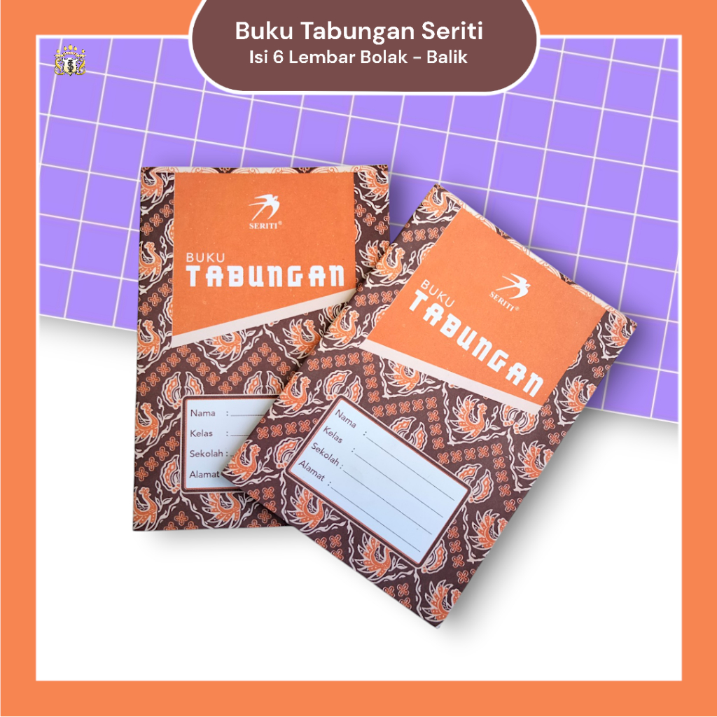 

Buku Tabungan Anak Sekolah Sampul Batik Murah Serbaguna
