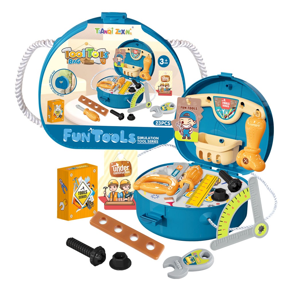 Tool Box Anak Mainan Tools set alat perkakas obeng Engineering ToolBox