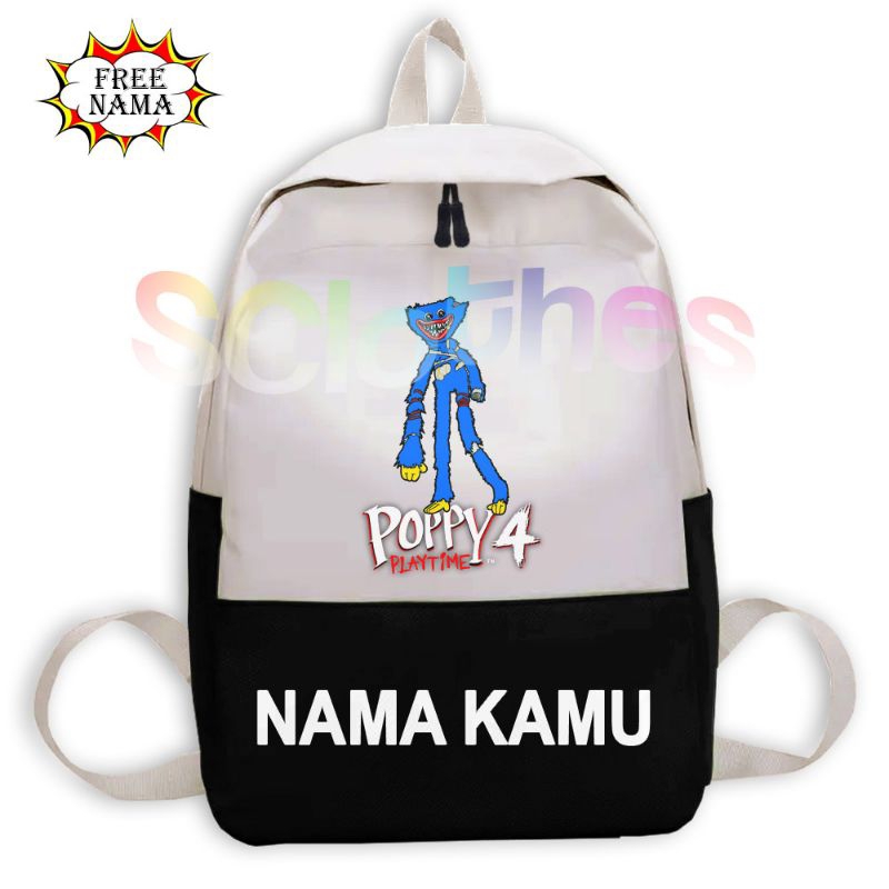 Tas Huggy Wuggy POPPY PLAYTIME 4 Tas Ransel Anak Sekolah