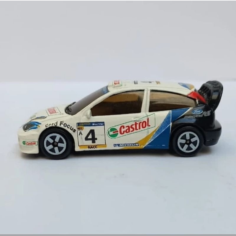 majorette ford focus wrc castrol 4 loose diecast