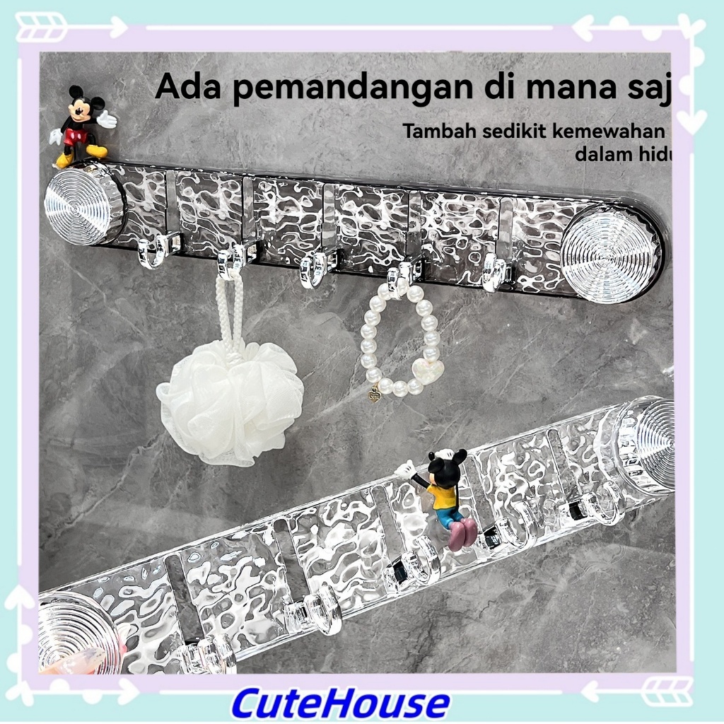 Kastok baju gantungan baju / hanger gantungan toilet serbaguna / gantungan handuk kamar mandi tempel