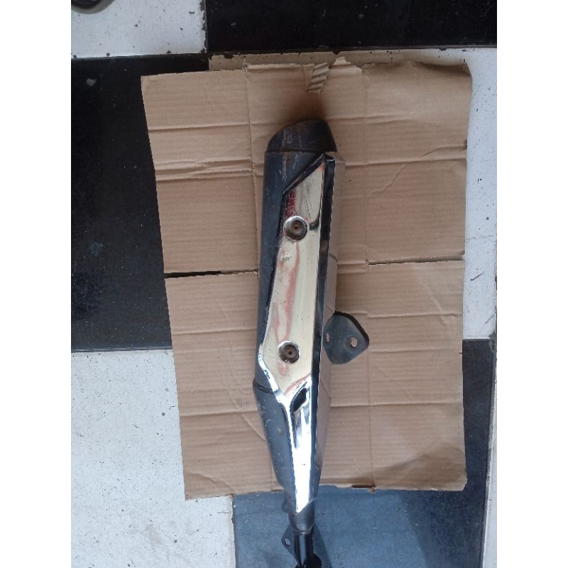 Knalpot Supra x 125fi original mulus