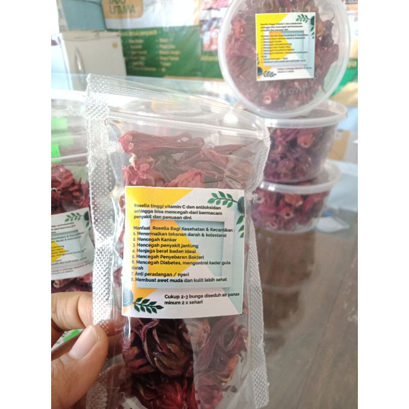 

BUNGA ROSELLA MERAH -- AWET MUDA, tinggi vitamin C & antioksidan