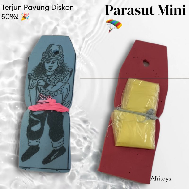 mainan anak parasut terjun mini  /terjun payung