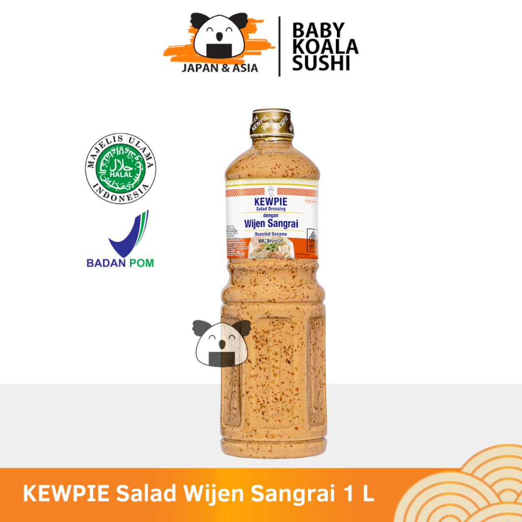 

KEWPIE Salad Dressing Roasted Sesame 1 liter │ Saus Salad Wijen Sangrai