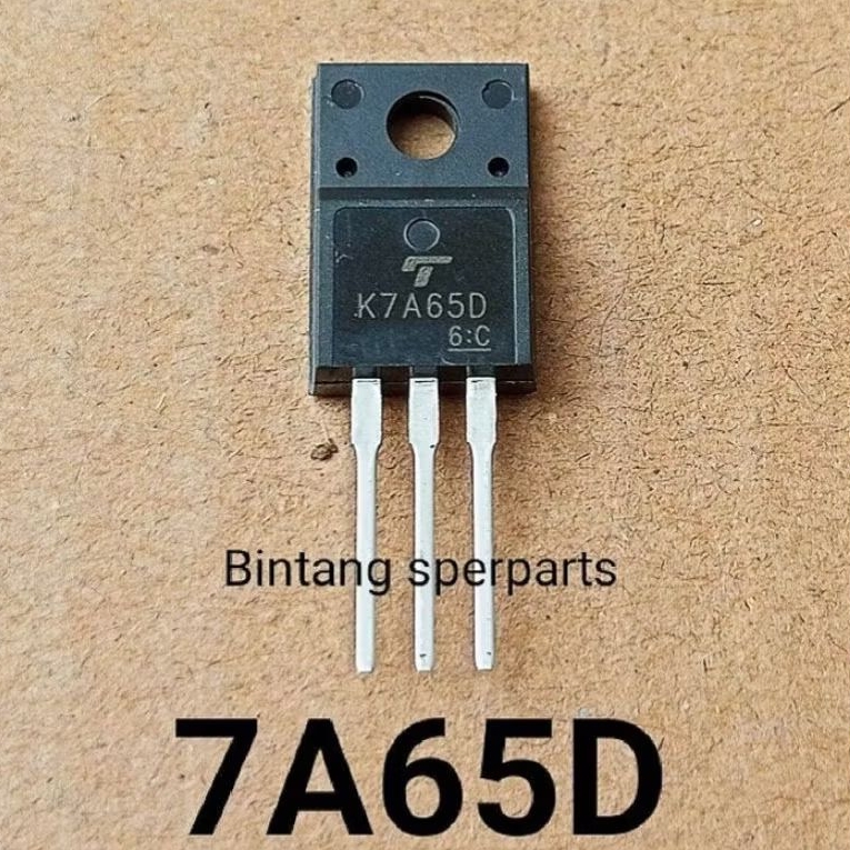 7A65D FET 7A65D TRANSISTOR K7A65D TRANSISTOR 7A65D MOSFET 7A65D Mosfet speaker TR 7A65D 7A65