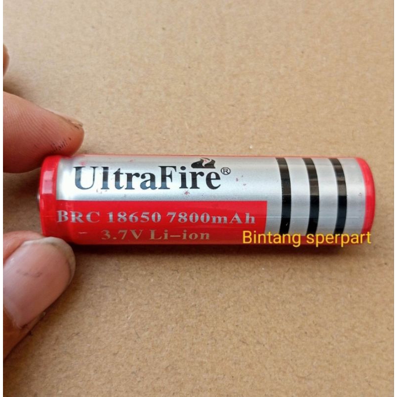 BATRAI ISI ULANG ULTRAFIRE 18650 3.7V 99000 MAH BATERAI ULTRAFIRE 18650