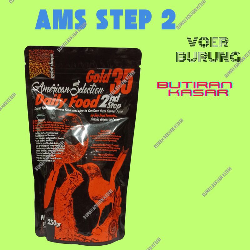 AMS STEP 2 PAKAN BURUNG VOER BURUNG BUTIRAN KASAR