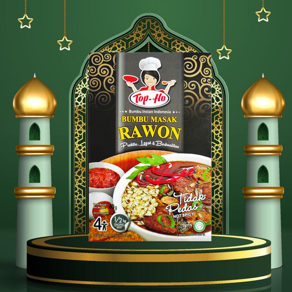 

Bumbu Halal Rawon Topho 40gr (cocok untuk digunakan untuk menu Ramadhan)