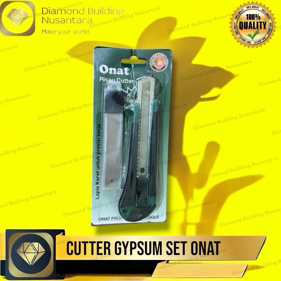 

Pisau Cutter Besar Set ONAT + BONUS ISI CUTTER Kualitas TERBAIK dan harga TERBAIK